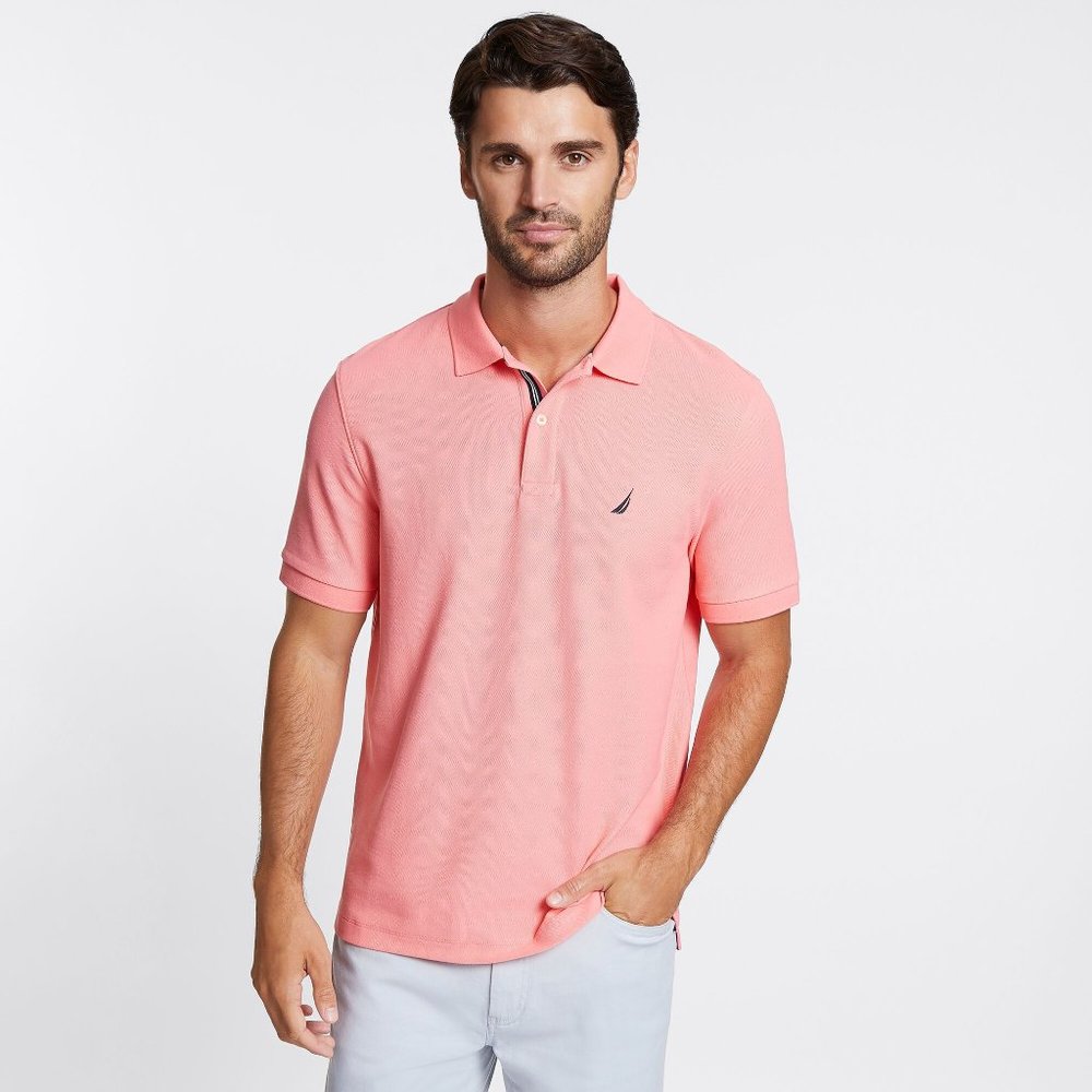 NAUTICA CLASSIC FIT SOLID MESH POLO SHIRT New With Tags NWT